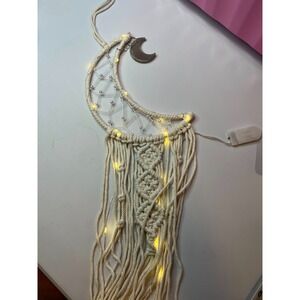 Dream‎ Catchers Moon Dream Catcher Bedroom Boho Decor Macrame Dreamcatcher